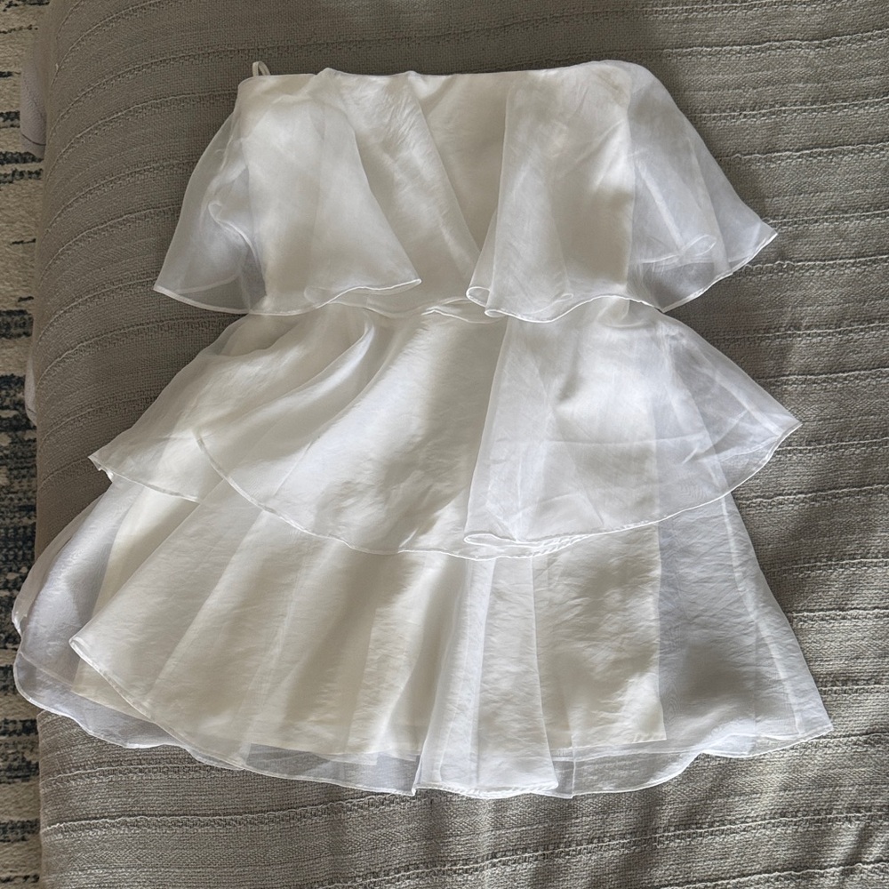 Abercrombie & Fitch White Mini Dress